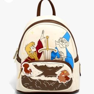 Loungefly Disney Mini Backpack The Sword in the Stone Arthur & Merlin